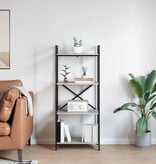 VidaXL Boekenkast Grijs Sonoma 56 x 34 x 133,5 cm Bewerkt hout