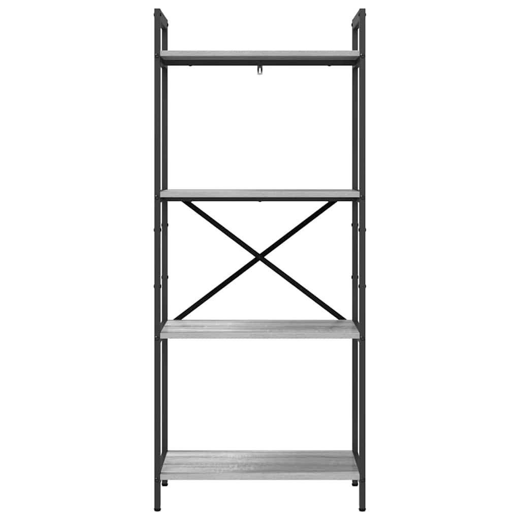 VidaXL Boekenkast Grijs Sonoma 56 x 34 x 133,5 cm Bewerkt hout