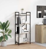 VidaXL Boekenkast Sonoma Eiken 56 x 34 x 133,5 cm Bewerkt hout