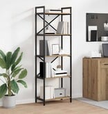 VidaXL Boekenkast Artisan Eiken 56 x 34 x 171 cm Bewerkt hout