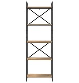 VidaXL Boekenkast Artisan Eiken 56 x 34 x 171 cm Bewerkt hout