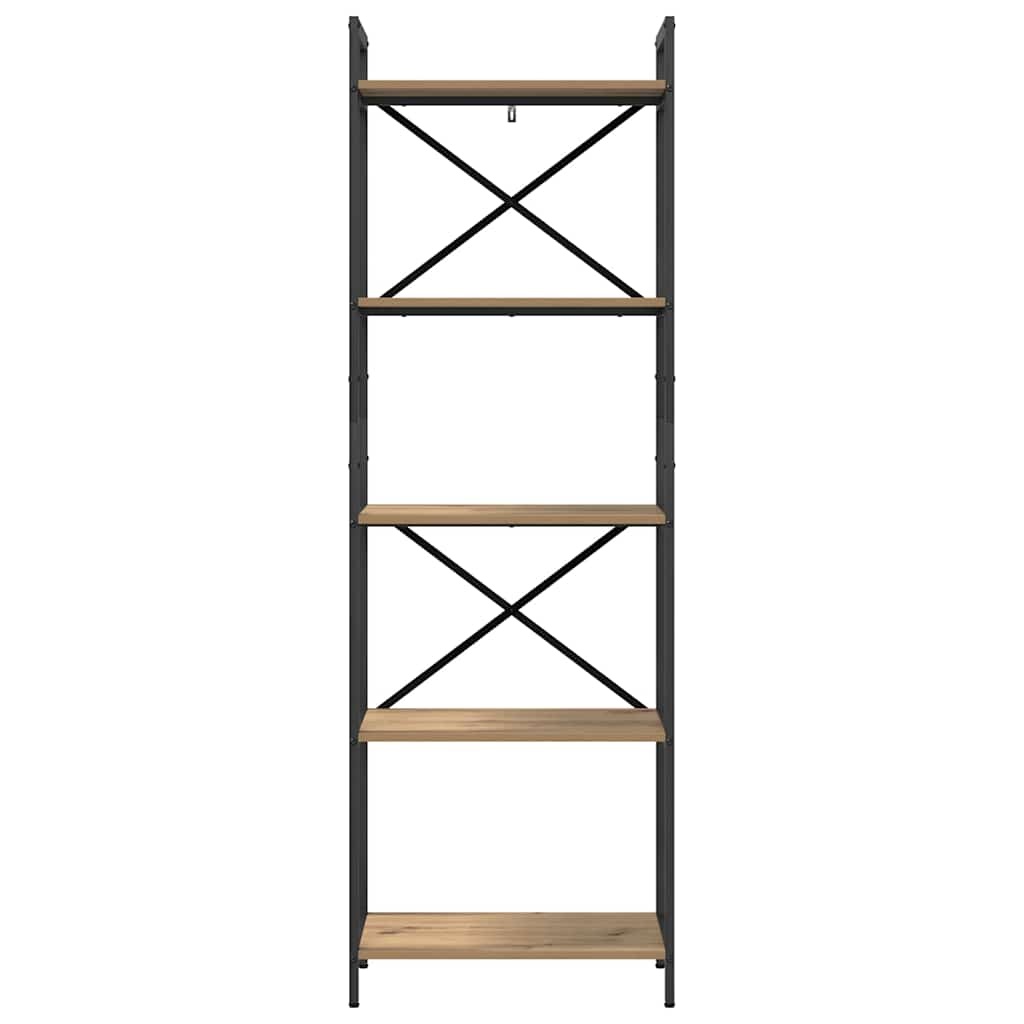 VidaXL Boekenkast Artisan Eiken 56 x 34 x 171 cm Bewerkt hout