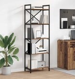 VidaXL Boekenkast Oud Hout 56 x 34 x 171 cm Bewerkt hout