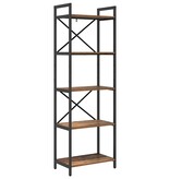 VidaXL Boekenkast Oud Hout 56 x 34 x 171 cm Bewerkt hout