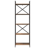 VidaXL Boekenkast Oud Hout 56 x 34 x 171 cm Bewerkt hout