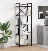 VidaXL Boekenkast Grijs Sonoma 56 x 34 x 171 cm Bewerkt hout