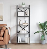 VidaXL Boekenkast Grijs Sonoma 56 x 34 x 171 cm Bewerkt hout
