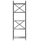 VidaXL Boekenkast Grijs Sonoma 56 x 34 x 171 cm Bewerkt hout