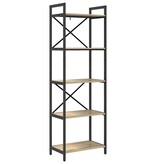 VidaXL Boekenkast Sonoma Eiken 56 x 34 x 171 cm Bewerkt hout