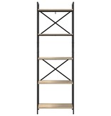 VidaXL Boekenkast Sonoma Eiken 56 x 34 x 171 cm Bewerkt hout