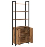 VidaXL Boekenkast Oud Hout 60 x 24 x 161 cm Bewerkt hout