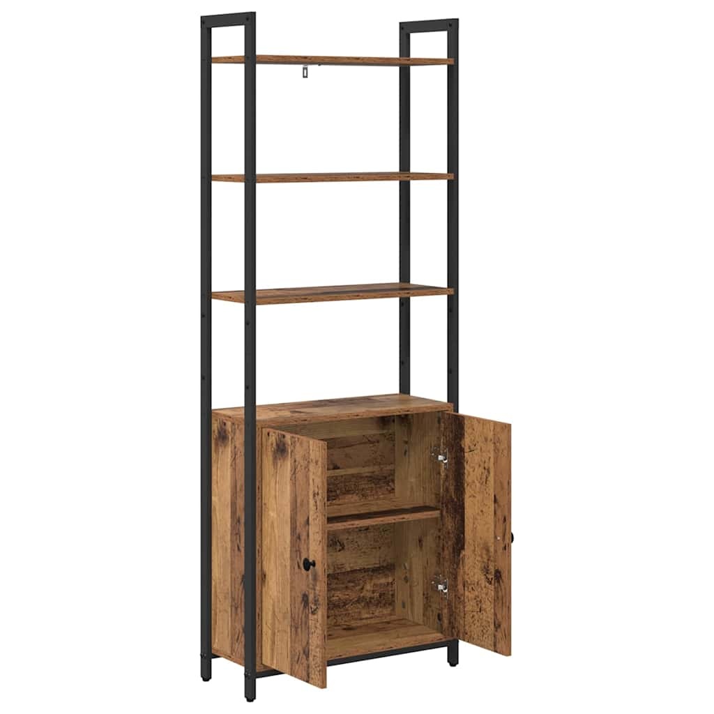 VidaXL Boekenkast Oud Hout 60 x 24 x 161 cm Bewerkt hout