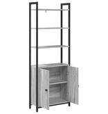 VidaXL Boekenkast Grijs Sonoma 60 x 24 x 161 cm Bewerkt hout