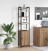 VidaXL Boekenkast Artisan Eiken 40 x 24 x 161 cm Bewerkt hout