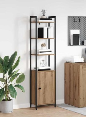 VidaXL Boekenkast Artisan Eiken 40 x 24 x 161 cm Bewerkt hout