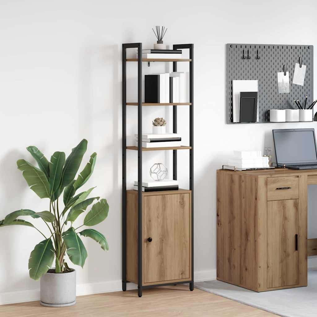 VidaXL Boekenkast Artisan Eiken 40 x 24 x 161 cm Bewerkt hout