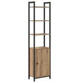VidaXL Boekenkast Artisan Eiken 40 x 24 x 161 cm Bewerkt hout