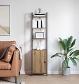 VidaXL Boekenkast Artisan Eiken 40 x 24 x 161 cm Bewerkt hout