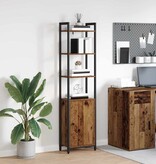 VidaXL Boekenkast Oud Hout 40 x 24 x 161 cm Bewerkt hout