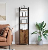 VidaXL Boekenkast Oud Hout 40 x 24 x 161 cm Bewerkt hout