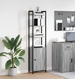 VidaXL Boekenkast Grijs Sonoma 40 x 24 x 161 cm Bewerkt hout