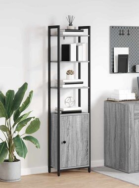 VidaXL Boekenkast Grijs Sonoma 40 x 24 x 161 cm Bewerkt hout