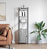 VidaXL Boekenkast Grijs Sonoma 40 x 24 x 161 cm Bewerkt hout