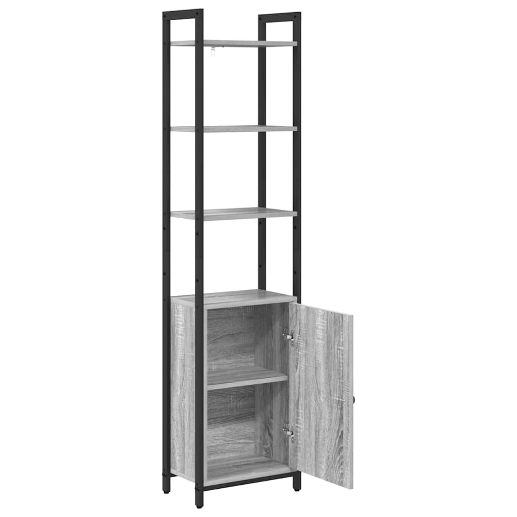 VidaXL Boekenkast Grijs Sonoma 40 x 24 x 161 cm Bewerkt hout