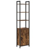 VidaXL Boekenkast Gerookt eiken 40 x 24 x 161 cm Bewerkt hout