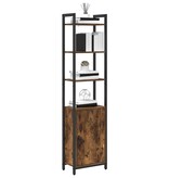 VidaXL Boekenkast Gerookt eiken 40 x 24 x 161 cm Bewerkt hout