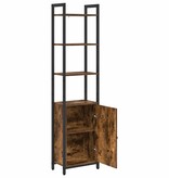 VidaXL Boekenkast Gerookt eiken 40 x 24 x 161 cm Bewerkt hout