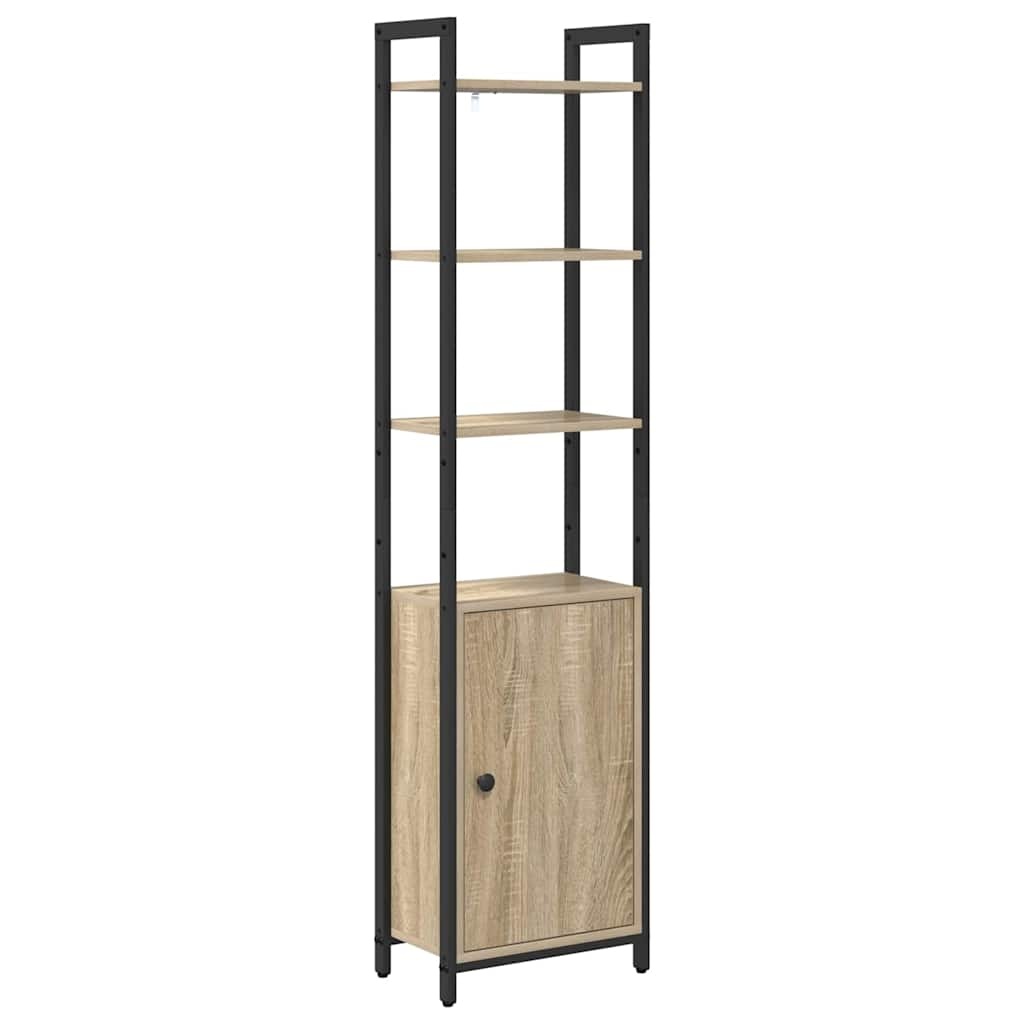 VidaXL Boekenkast Sonoma Eiken 40 x 24 x 161 cm Bewerkt hout