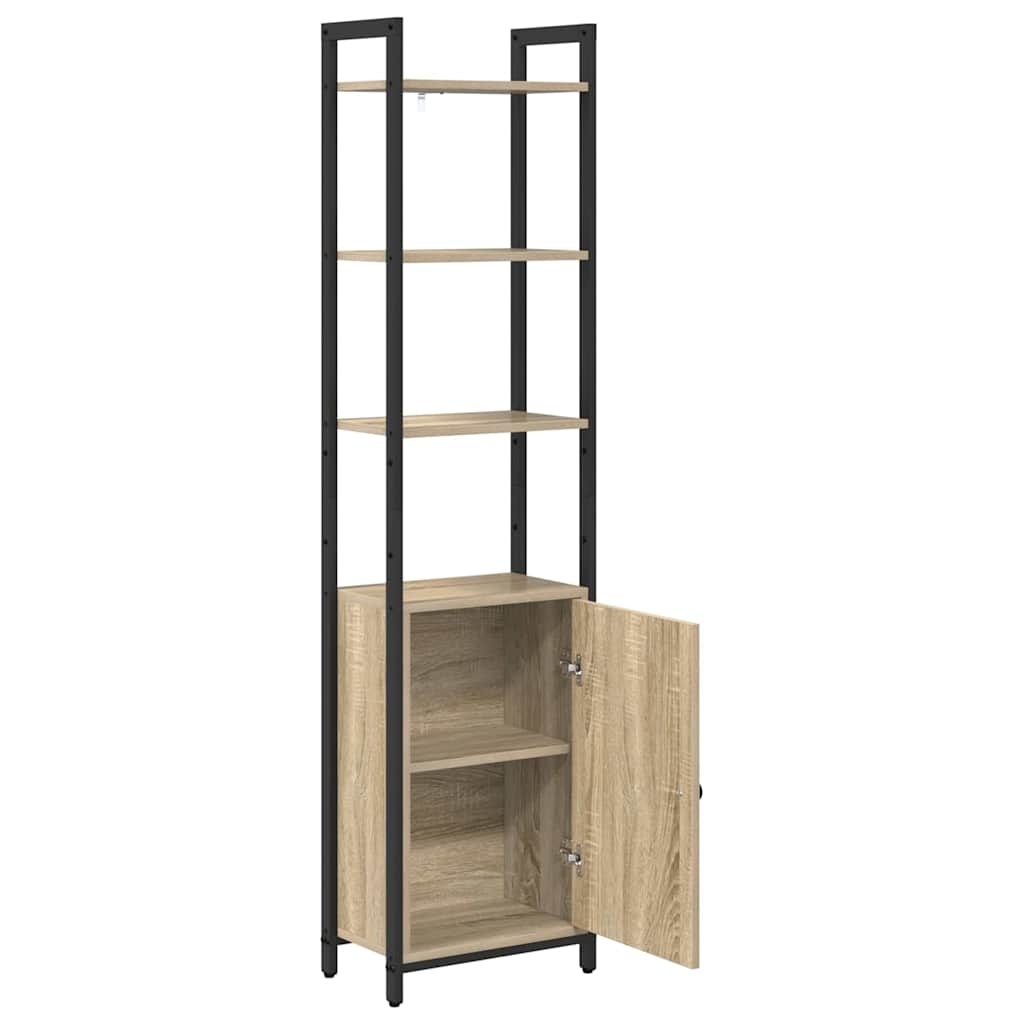 VidaXL Boekenkast Sonoma Eiken 40 x 24 x 161 cm Bewerkt hout