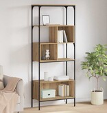 VidaXL Boekenkast Artisan Eiken 76 x 33 x 188,5 cm Bewerkt hout