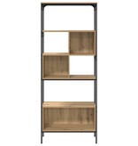 VidaXL Boekenkast Artisan Eiken 76 x 33 x 188,5 cm Bewerkt hout