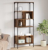 VidaXL Boekenkast Oud Hout 76 x 33 x 188,5 cm Bewerkt hout