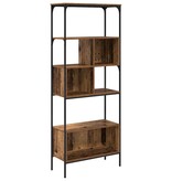 VidaXL Boekenkast Oud Hout 76 x 33 x 188,5 cm Bewerkt hout