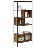 VidaXL Boekenkast Oud Hout 76 x 33 x 188,5 cm Bewerkt hout