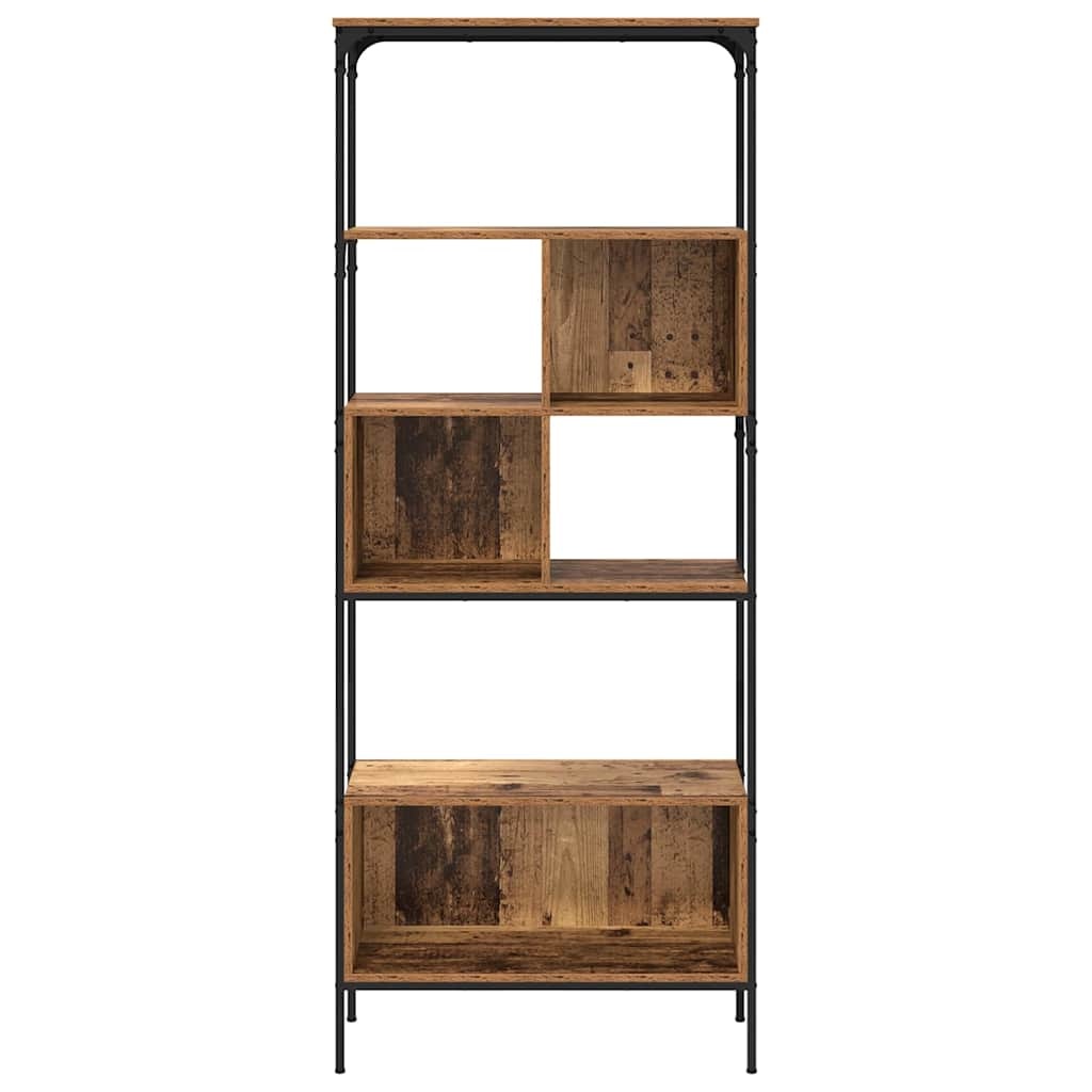 VidaXL Boekenkast Oud Hout 76 x 33 x 188,5 cm Bewerkt hout