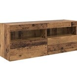 VidaXL TV Wandkast Oud Hout 100 x 30 x 40 cm Bewerkt hout
