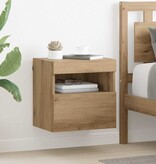 VidaXL TV Wandkast Artisan Eiken 40 x 30 x 40 cm Bewerkt hout