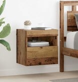 VidaXL TV Wandkast Oud Hout 40 x 30 x 40 cm Bewerkt hout