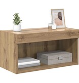 VidaXL TV-kast Artisan Eiken 60 x 30 x 30 cm Bewerkt hout