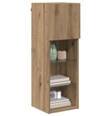 VidaXL Wandgemonteerde TV Kast Artisan Eiken 30,5 x 30 x 90 cm