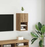 VidaXL Wandgemonteerde TV Kast Artisan Eiken 30,5 x 30 x 60 cm