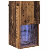 VidaXL Wandgemonteerde TV Kast Oud Hout 30,5 x 30 x 60 cm Bewerkt hout