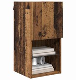 VidaXL Wandgemonteerde TV Kast Oud Hout 30,5 x 30 x 60 cm Bewerkt hout