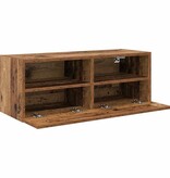 VidaXL TV Wandkast Oud Hout 80 x 30 x 30 cm Bewerkt hout