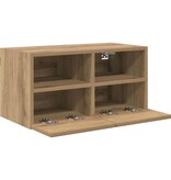 VidaXL TV Wandkast Artisan Eiken 60 x 30 x 30 cm Bewerkt hout