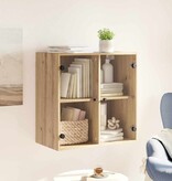 VidaXL Wandkast Artisan Eiken 68 x 37 x 68,5 cm Bewerkt hout
